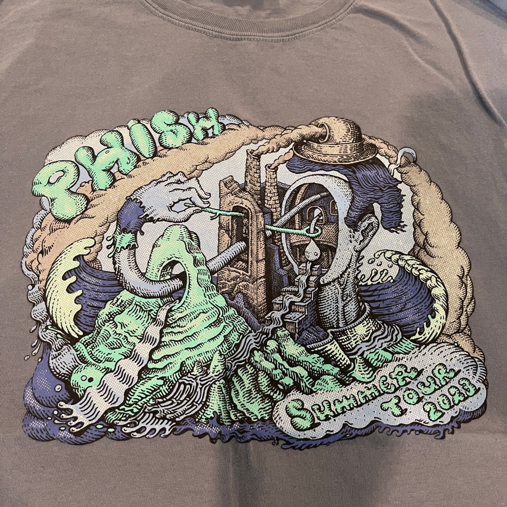 Phish Blue Artistic Short Sleeve Tee
